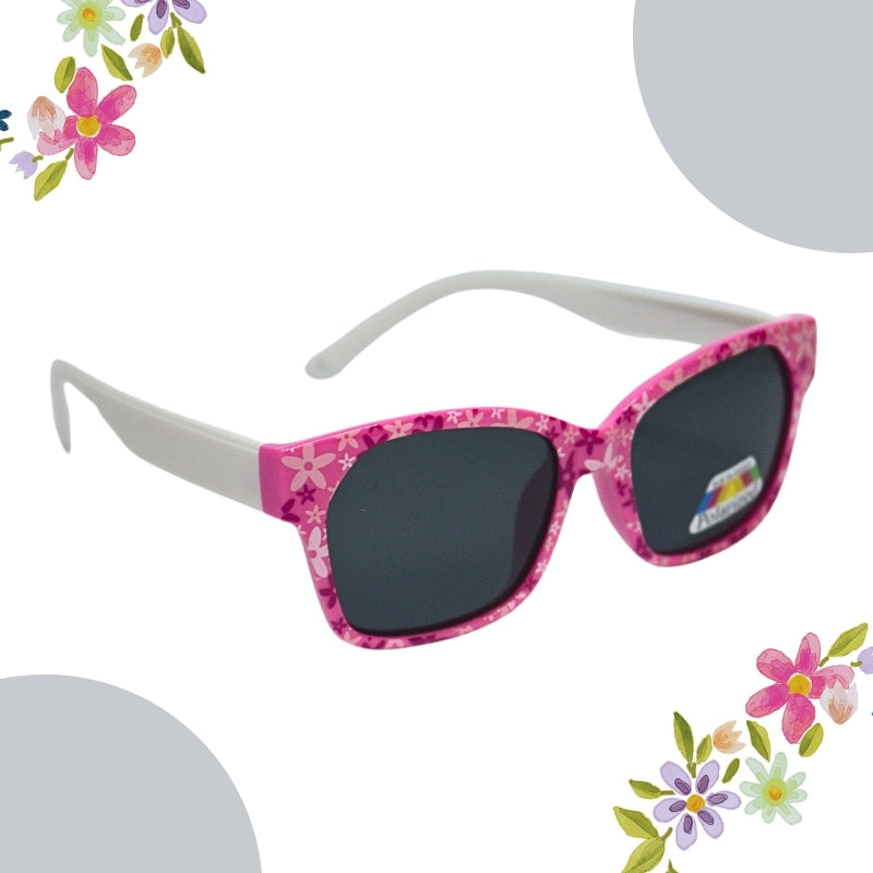 FLOWER PRINT SUNGLASSES (SQUARE)POLOROID