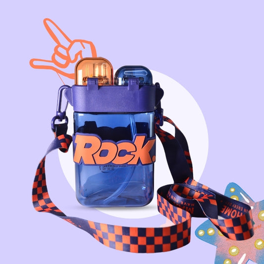 Rock Water Bottle (Blue)