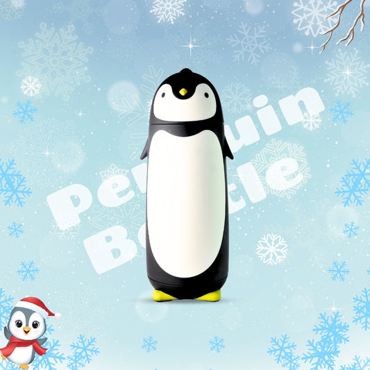 Penguin Water Bottle (Black)