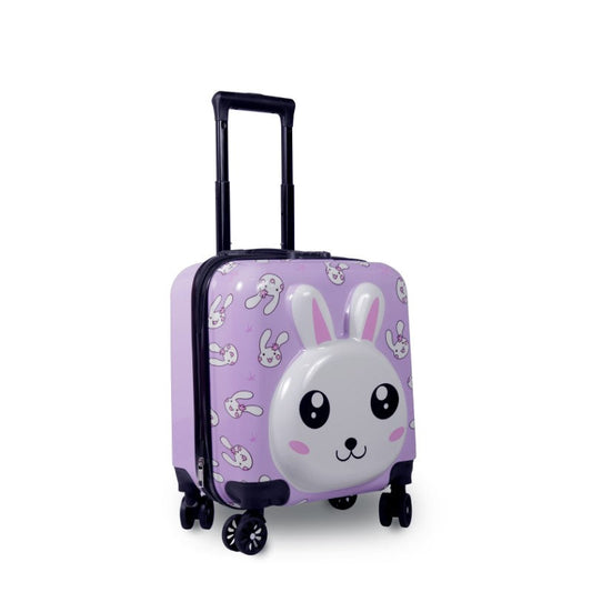 3D Bunny Suitcase (Lavender)