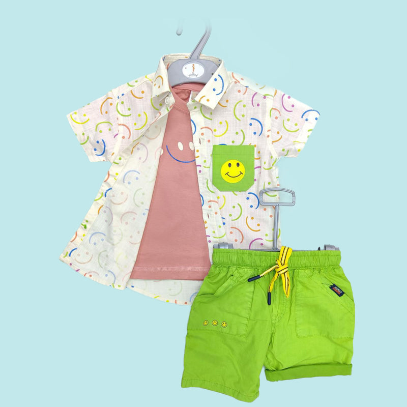 3PC SMILEY SET (GREEN)