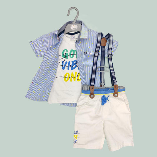 3PC SUSPENDER SET (Blue)