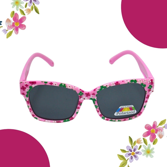 FLOWER PRINT SUNGLASSES (SQUARE)POLOROID