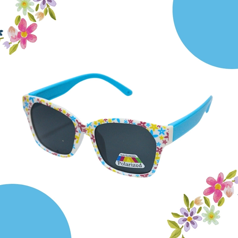 FLOWER PRINT SUNGLASSES (SQUARE)POLOROID