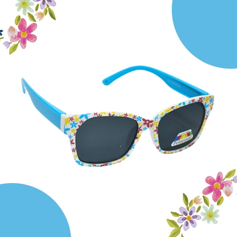 FLOWER PRINT SUNGLASSES (SQUARE)POLOROID