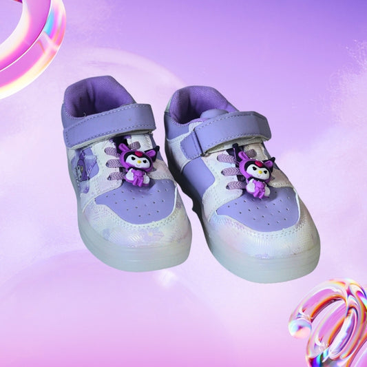 3D BEE DESIGN LED SHOES(purple)