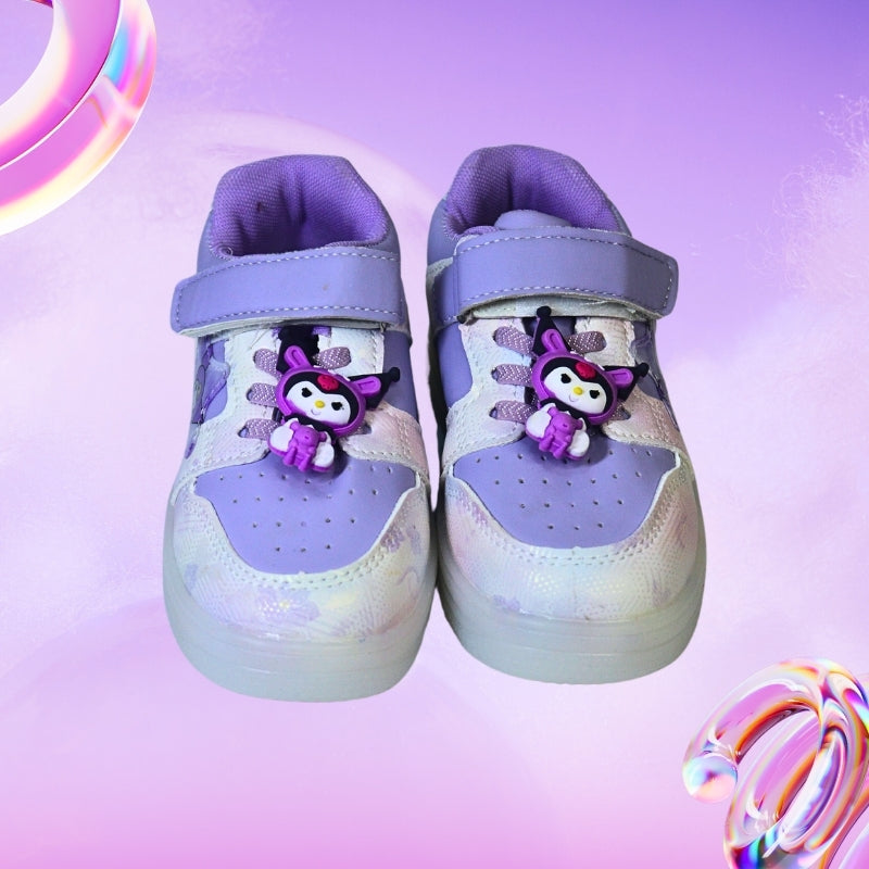 3D BEE DESIGN LED SHOES(purple)