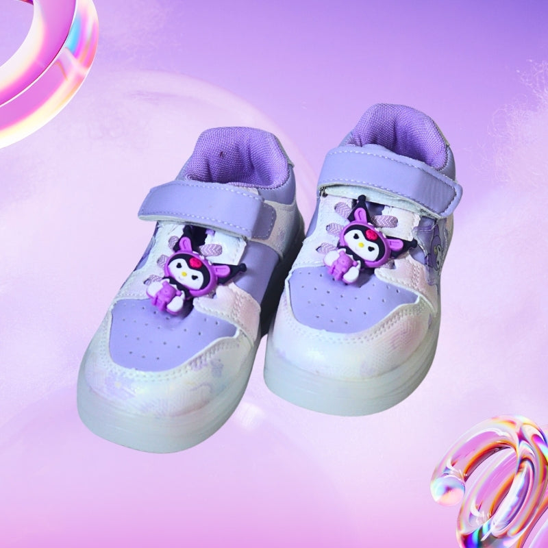 3D BEE DESIGN LED SHOES(purple)