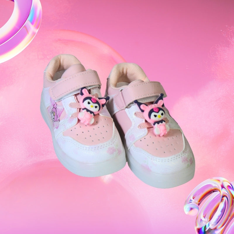 3D BEE DESIGN LED SHOES(PINK)