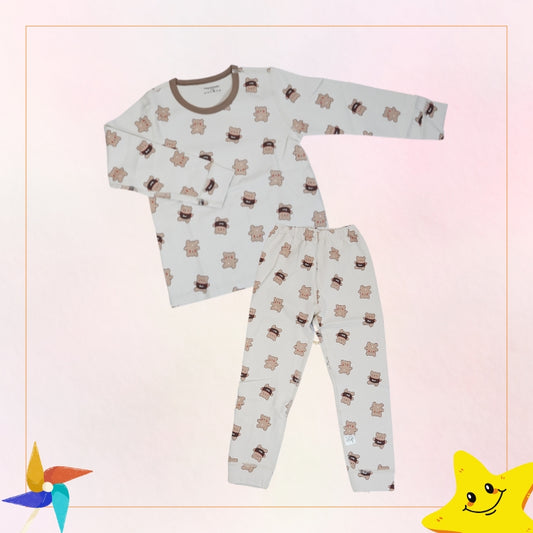 BEAR NIGHTSUIT (DARKBROWN)