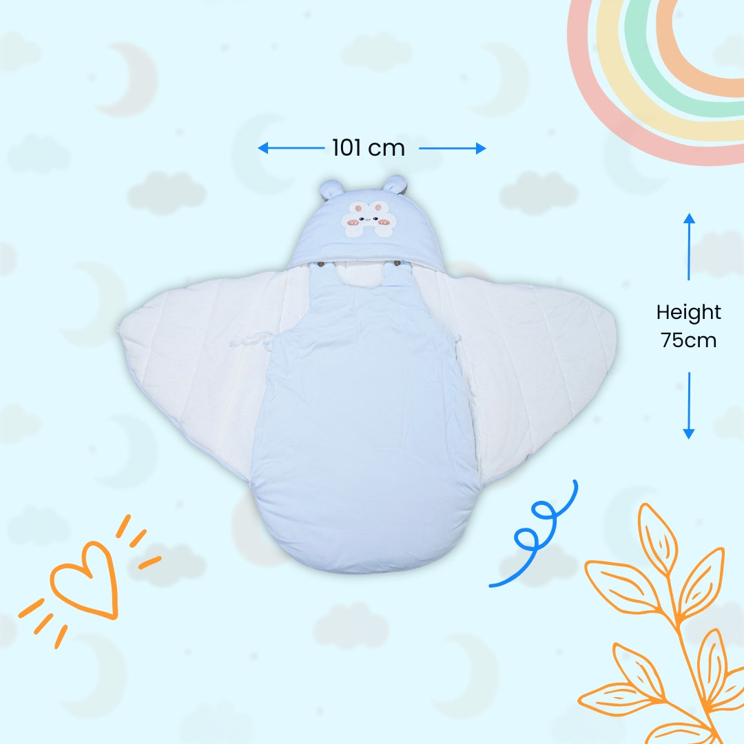 BABY SLEEPING WRAP (BLUE)