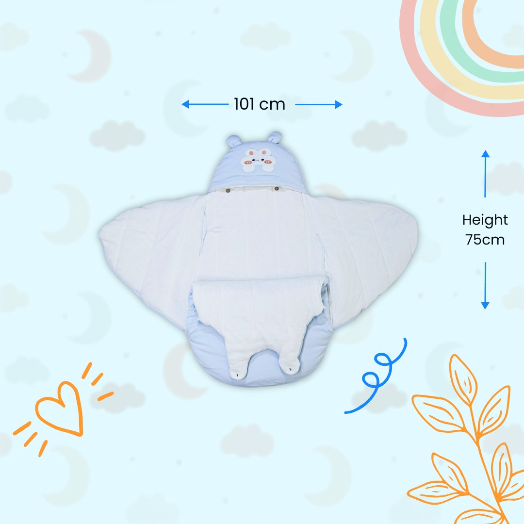 BABY SLEEPING WRAP (BLUE)