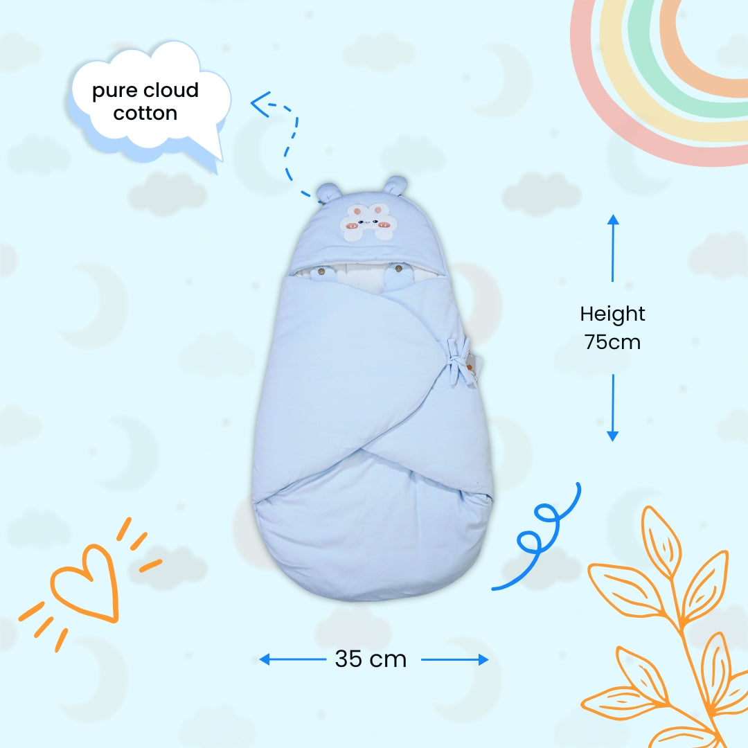 BABY SLEEPING WRAP (BLUE)