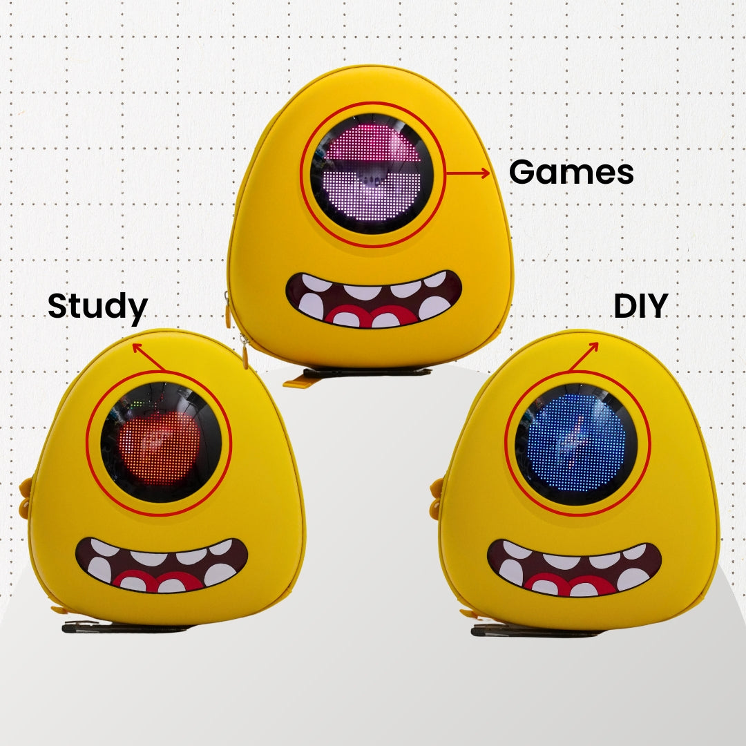 LED BAGS WITH EYES(YELLOW)