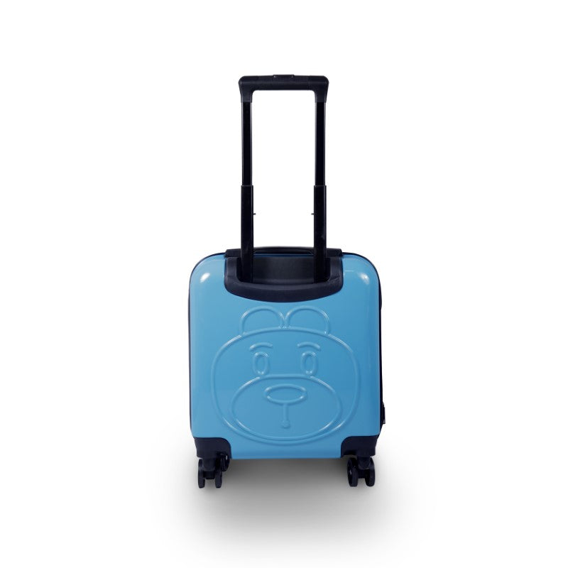 3D Teddy Suitcase (Blue)