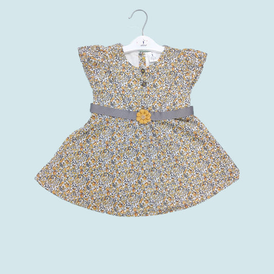 FLOWER FROCK (Grey)