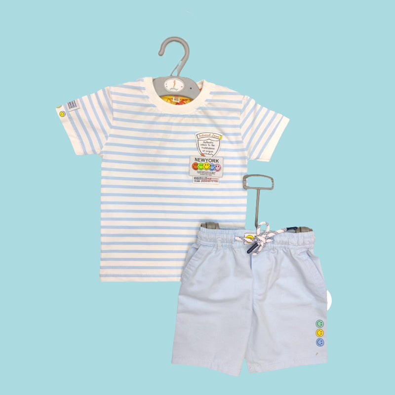 STRIPES SKY BLUE SET