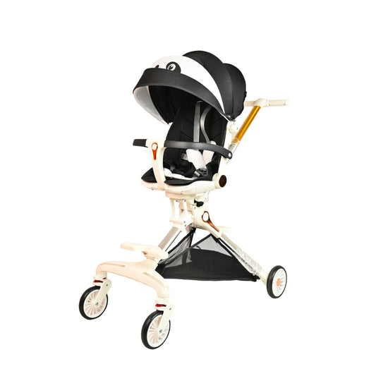 Sitting Stroller With Light (White)