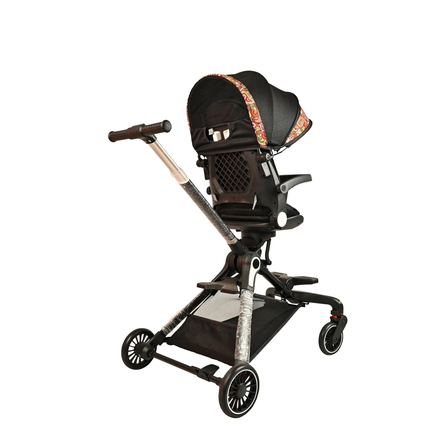 Sitting Stroller With Light (Black)