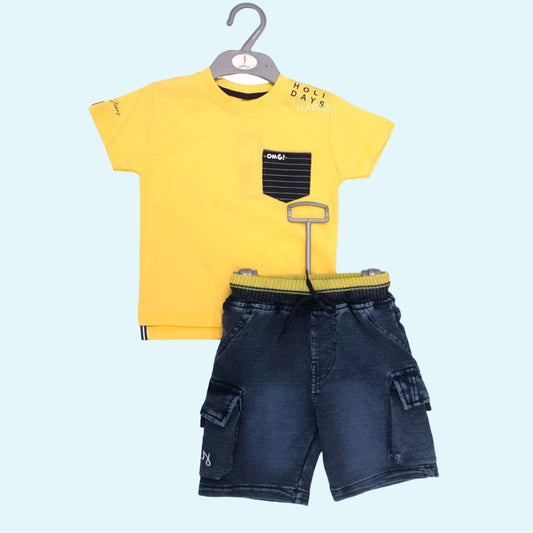 YELLOW TSHIRT SET